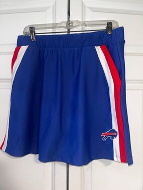 Buffalo Bills Women’s Blue Athletic Skort with Red & White Trim